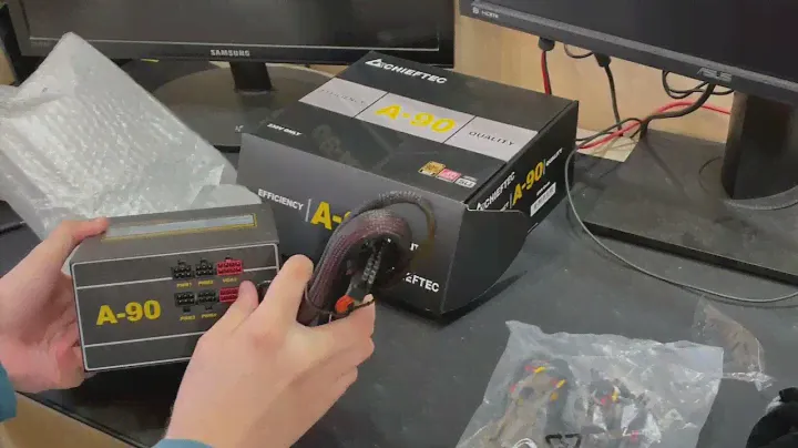 Распаковка Блока питания Chieftec A-90 GDP-750C из Rozetka