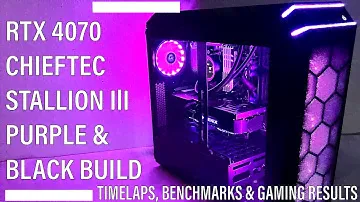 RTX 4070 Build CHIEFTEC STALLION III - Timelaps, Benchmark and Gaming Results