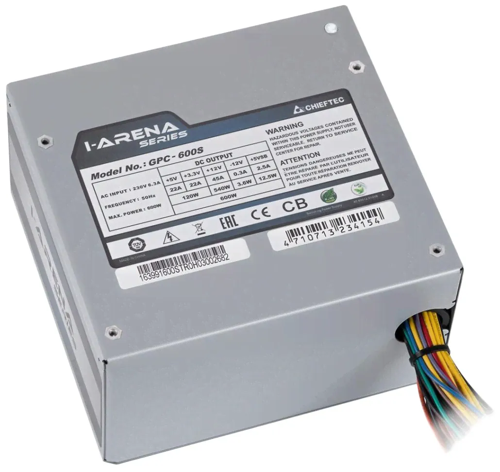 Chieftec Блок питания Chieftec iARENA 600W GPC-600S блоки питания-3