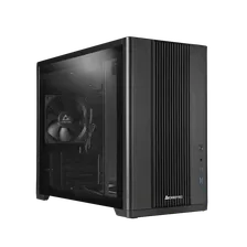 CASE mATX Mini Tower Chieftec BX-10B-OP, 1*FAN 120mm, mATX / Mini-ITX, BLACK, W/O PSU