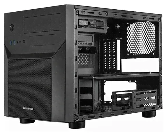 Chieftec Корпус CHIEFTEC CUBE CI-02B-OP без БП черный корпуса-1