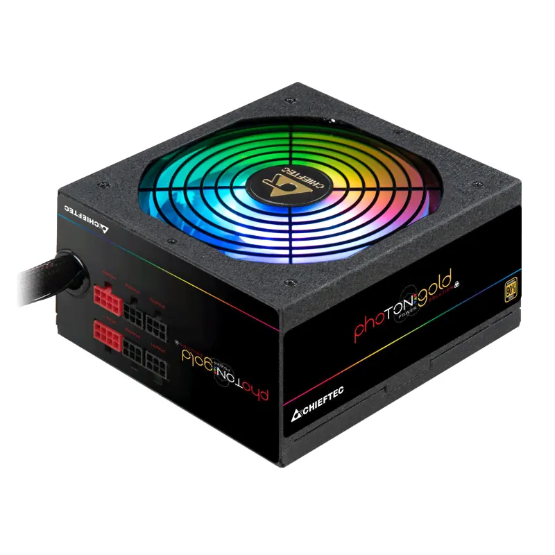 Блок питания для компьютера Chieftec PHOTON GOLD ATX 80 PLUS 750 Вт, GDP-750C-RGB
